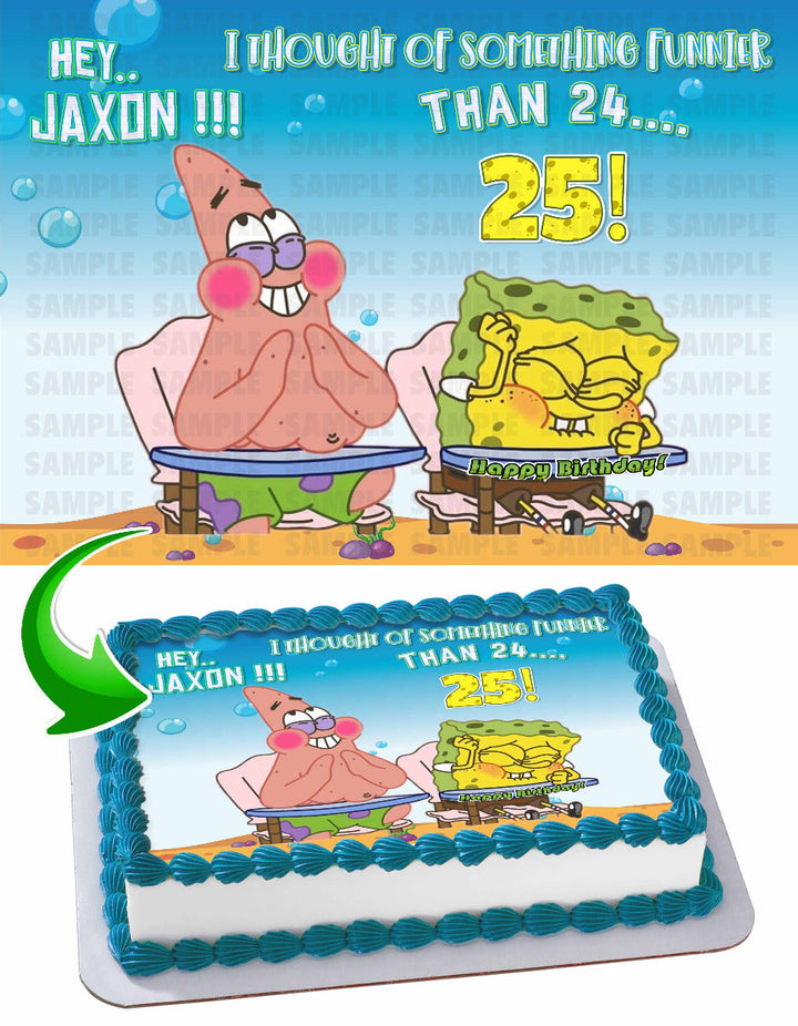 Spongebob Edible Meme Edible Cake Toppers