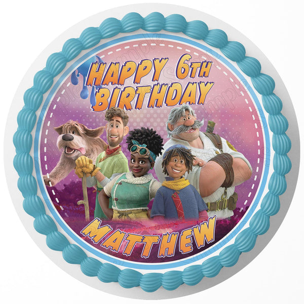 Strange World Edible Cake Toppers Round