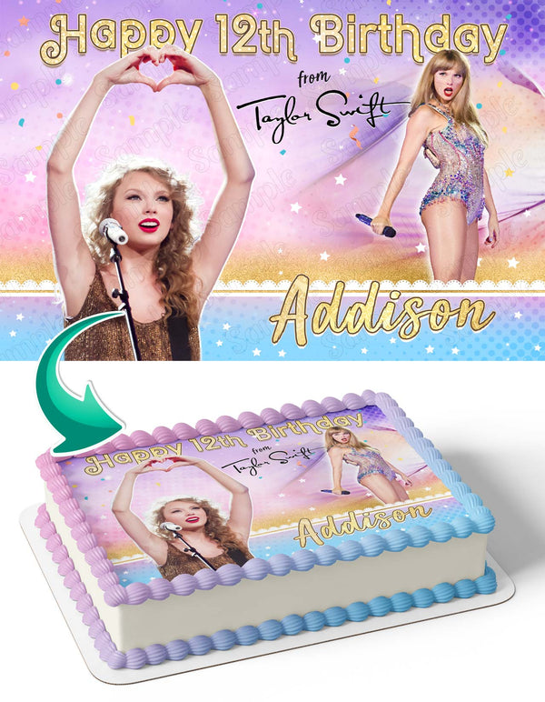 Taylor Singer Edible Cake Toppers