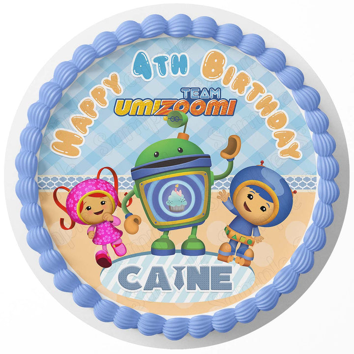 Team Umizoomi Edible Cake Toppers Round