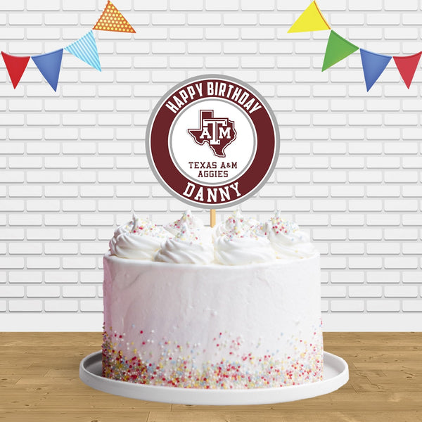 Aggies Cake Topper Centerpiece Birthday Party Decorations CP641