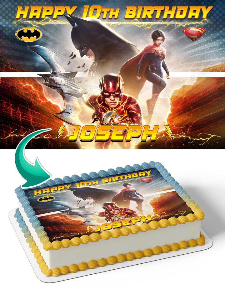 The Fast Boy Edible Cake Toppers