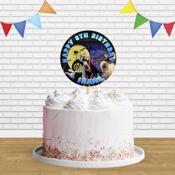 Nightmare Christmas Cake Topper Centerpiece Birthday Party Decorations CP675