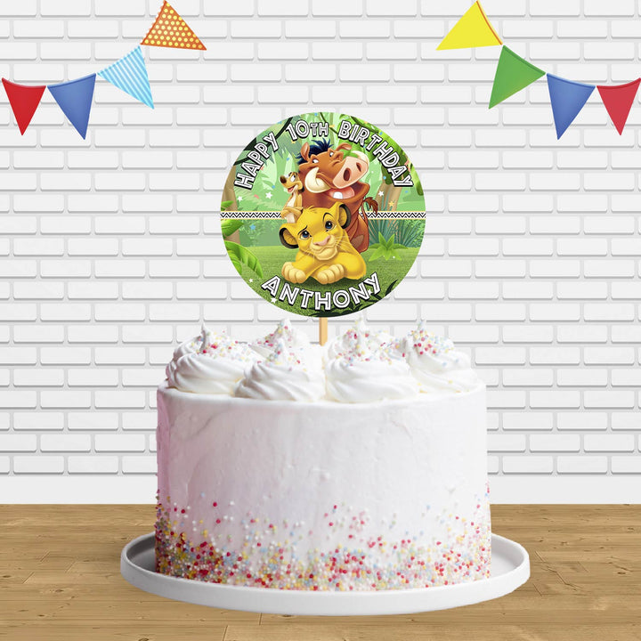 Kids Jungle Safari Cake Topper Centerpiece Birthday Party Decorations CP827