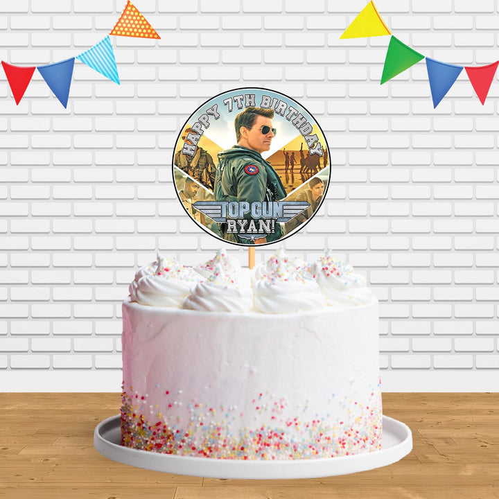 Top Maverick Tom Cruise Miles Teller Ct Cake Topper Centerpiece Birthday Party Decorations CP934