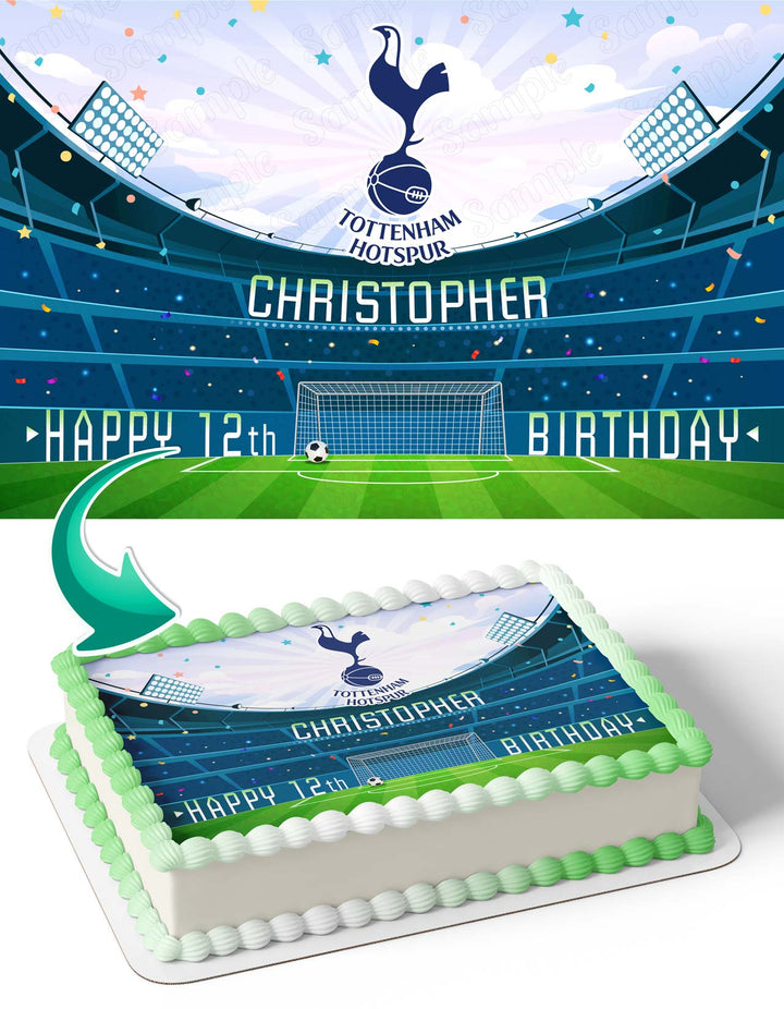Tarjeta Regalo Futbolera WHITE COTTON CARDS - Tarjeta De Cumpleaños Del Tottenham Hotspur FC | Diseño En Algodón, 16x16 Cm Tarjeta De Felicitación Con Diseño De Club De Fútbol