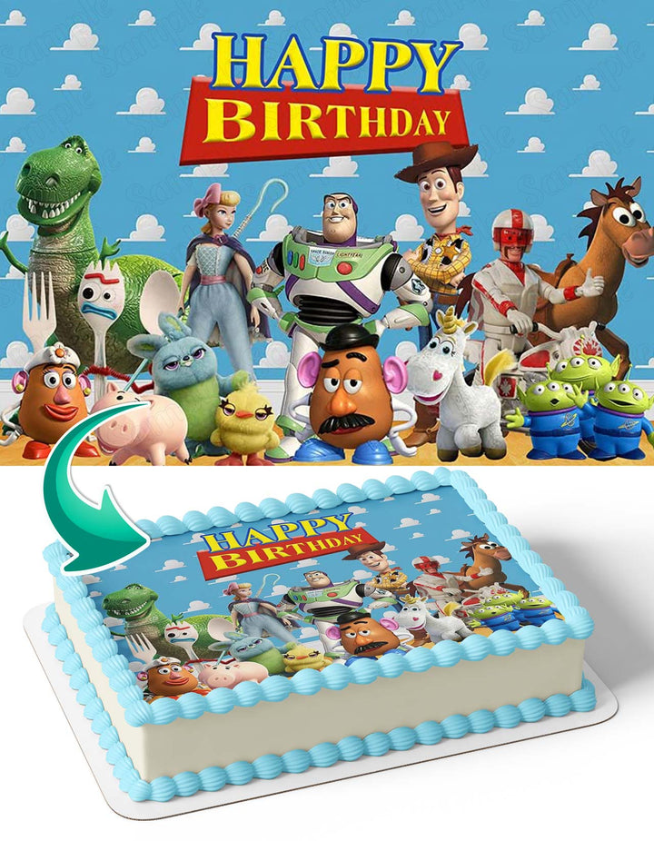 Toys Story HT Kids Edible Cake Toppers