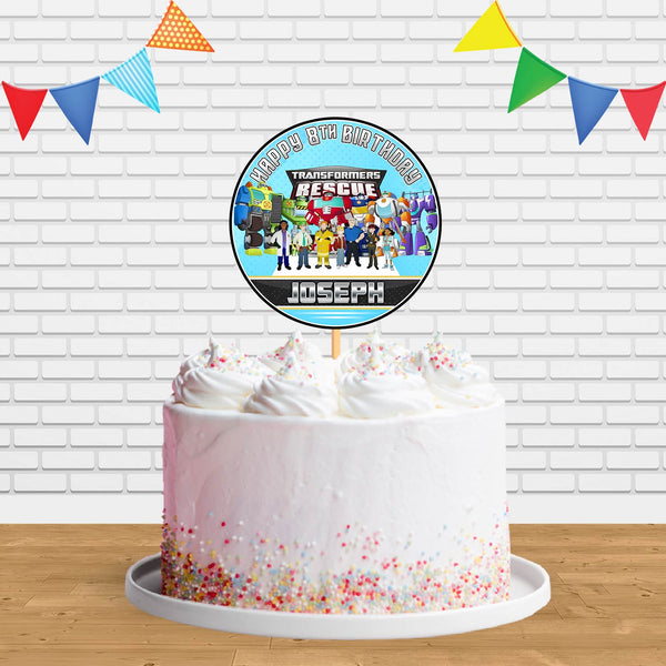 Rescue Bots Cake Topper Centerpiece Birthday Party Decorations CP888