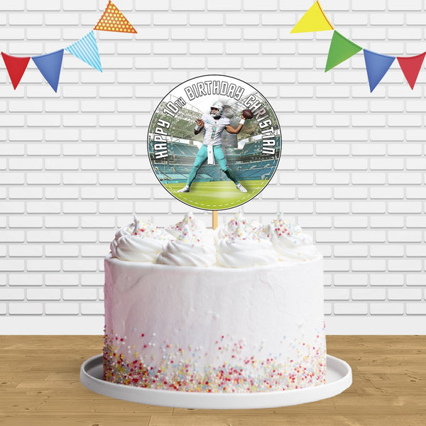 Tua Dolphins Cake Topper Centerpiece Birthday Party Decorations CP748
