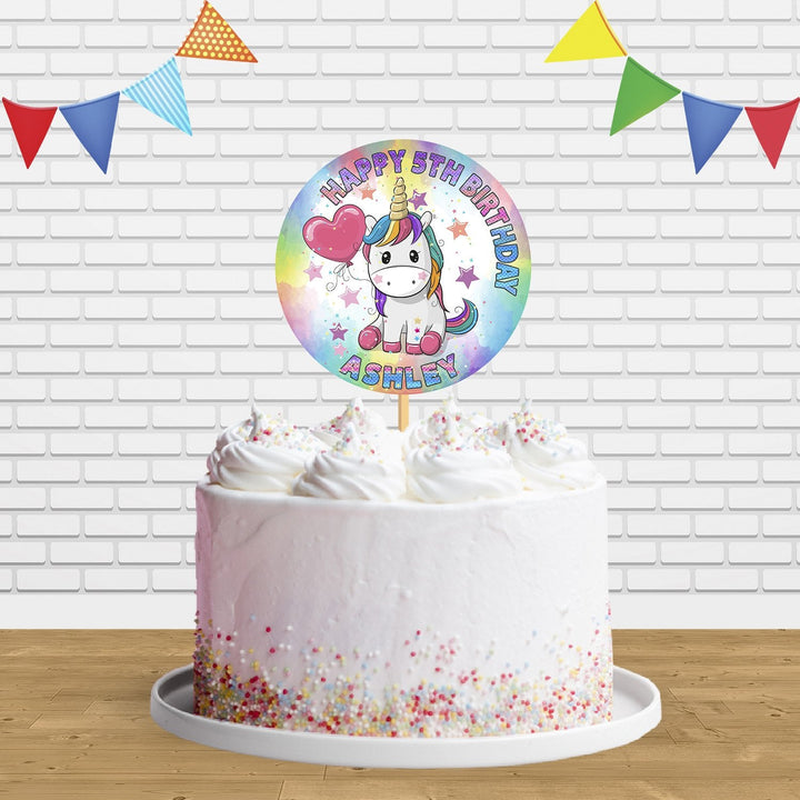 Unicorn Cake Topper Centerpiece Birthday Party Decorations CP697