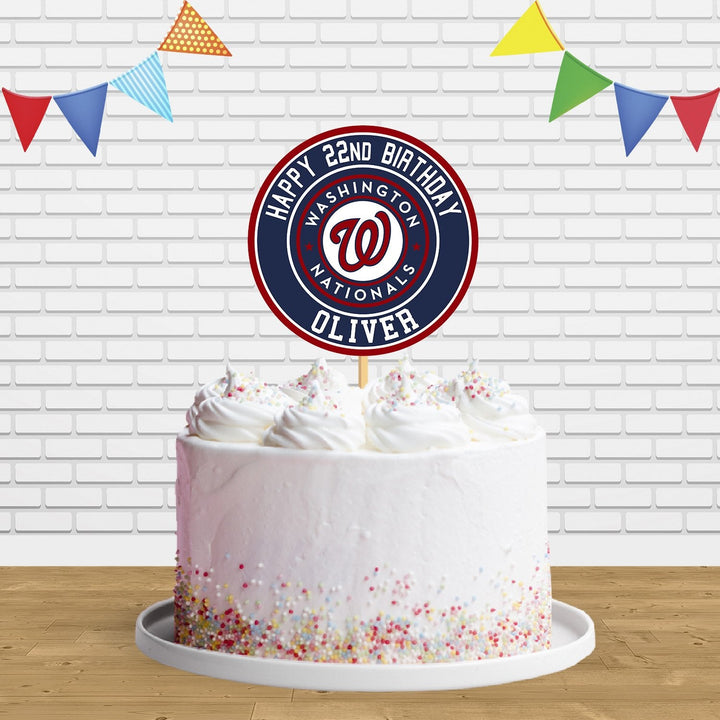 Nationals Cake Topper Centerpiece Birthday Party Decorations CP723