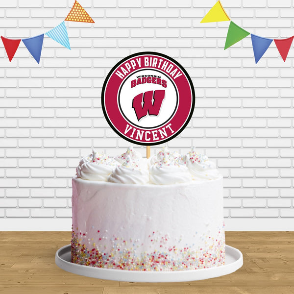 Wisconsin Cake Topper Centerpiece Birthday Party Decorations CP736