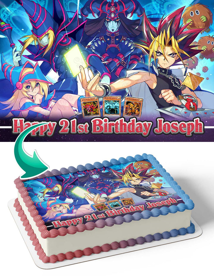 yugioh birthday card YuGiOh Cards Edible Cake Toppers – Ediblecaketopper